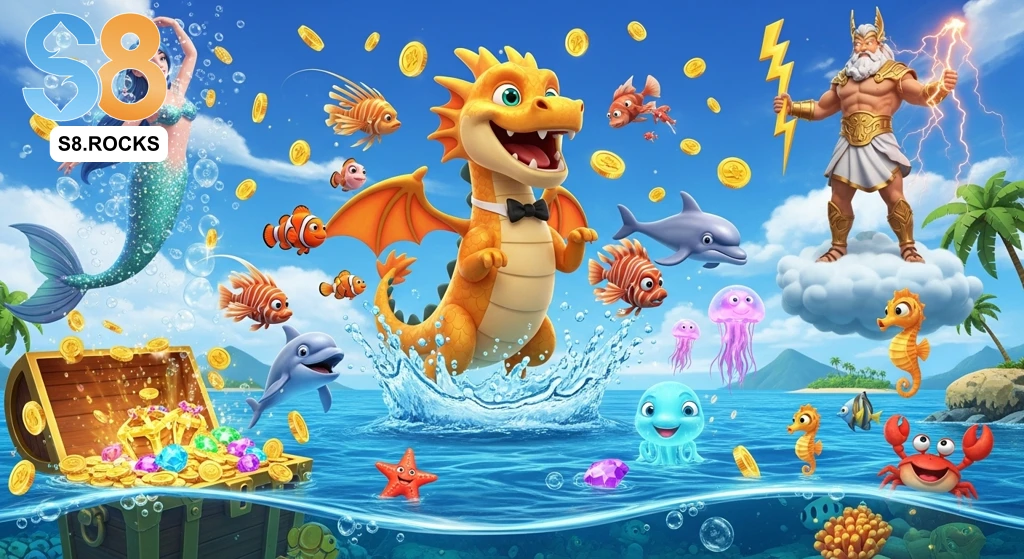 Bắn cá S8 - đồ họa 3D sống động