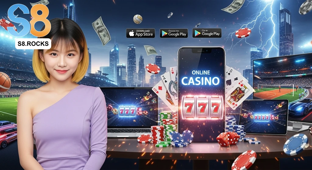 Giao diện app S8 trực quan, chuyên nghiệp