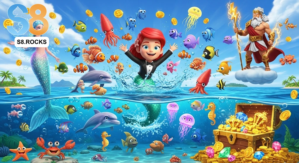 Các tính năng nổi bật trong game bắn cá S8